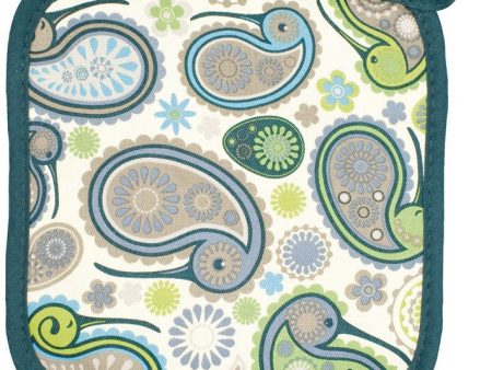 Paisley Kiwi Pot Holder Sale