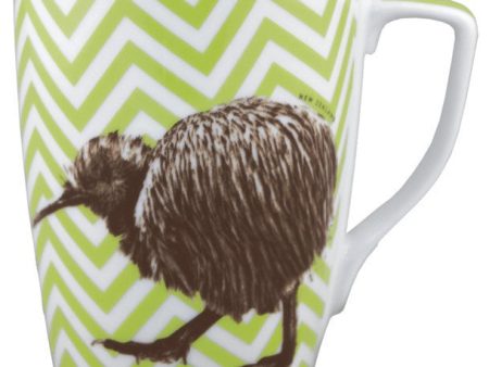 Coffee Cup Chevron Kiwi For Sale