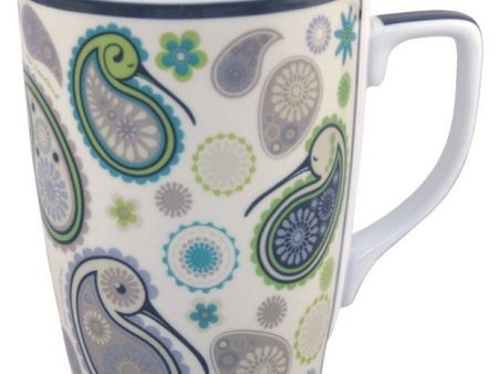 Coffee Cup Paisley Kiwi Sale