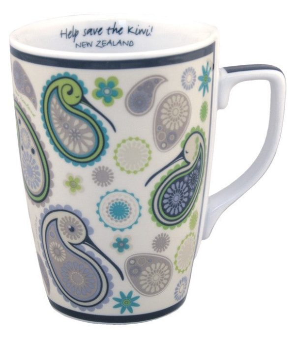 Coffee Cup Paisley Kiwi Sale