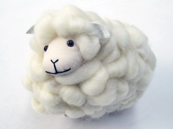 Soft Toy Loopy Sheep Baa - White Large Online Sale