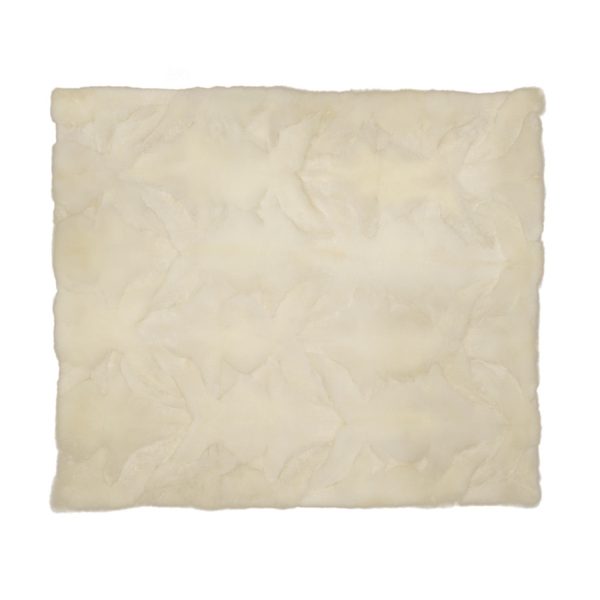 Alpaca Autumn Suri 1.8 x 2.1 Pure White Online