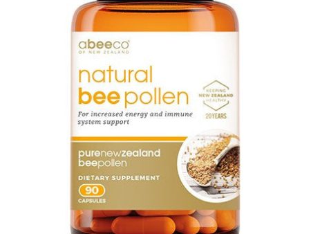 Abeeco NZ Natural Bee Pollen - 90 capsules Online now