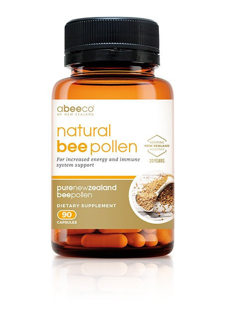 Abeeco NZ Natural Bee Pollen - 90 capsules Online now