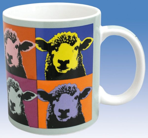 Coffee Cup Pop Art Sheep Online