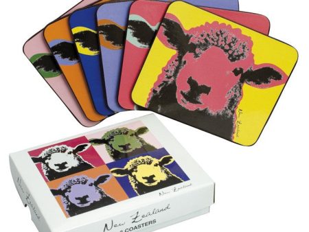 Coasters Pop Art Sheep Supply