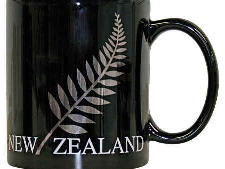 Mug NZ Fern Black Sale