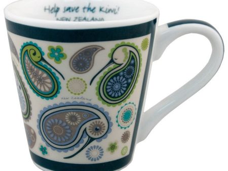 Espresso Cup Paisley Kiwi on Sale