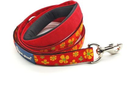 Pet Glam-Floral Dog Leash for Large Dogs-LILY-for Big Dogs-with Padded Handle-5 Ft Long 1 inch Wide Cheap