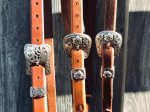 Cheaney Split Ear Headstall w  Floral Buckle For Cheap