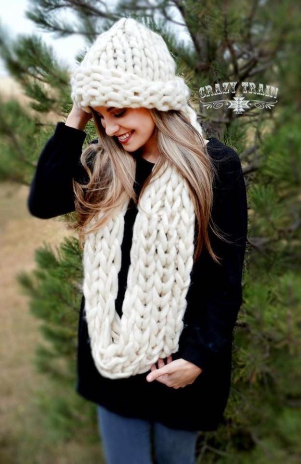 Campfire Crochet Scarf Online now