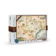 Texas State Map Puzzle Hot on Sale