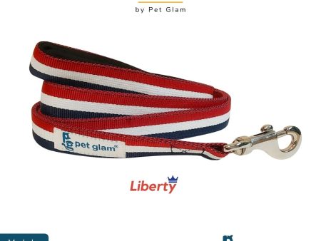 Pet Glam Dog Leash ComFURt Liberty with Padded Handle- Heavy Duty Hardware-Dog Walks Leash Training-5 Ft Long Discount