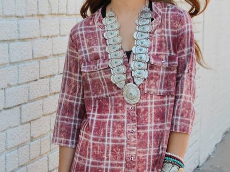 Patsy Plaid Tunic Hot on Sale