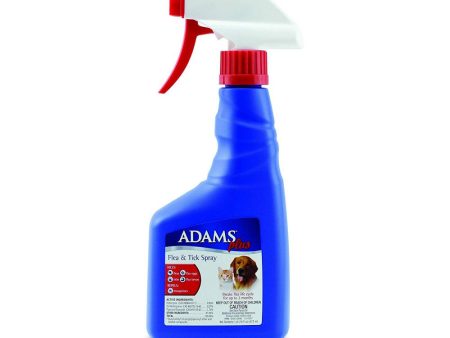 Adams Plus Spot On Flea & Tick Spray for Cats & Dogs Online now