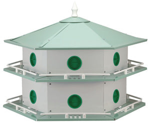 Deluxe Aluminum Purple Martin House - 12 Room For Discount