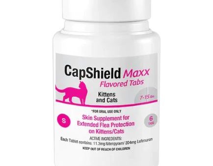 CapShield Maxx Flavored Tabs Flea Supplement For Cats and Kittens 7-15lb Discount