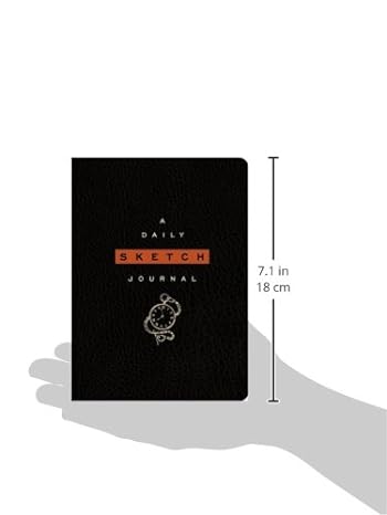 Daily Sketch Journal, Black Hardcover - by Union Square & Co. For Sale