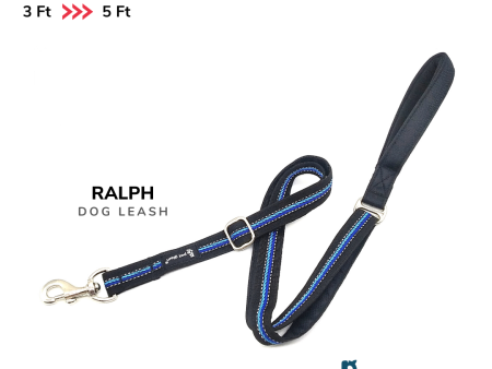 Pet Glam Adjustable Dog Leash for Dog Training and Pet Walks-Ralph- 1 Wide 3-5 Feet Long Online Sale