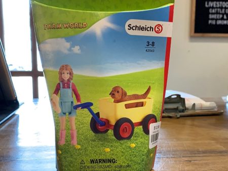 Schleich - Puppy Wagon Ride on Sale