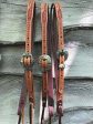 Handmade & Tooled Split Ear Headstall For Cheap