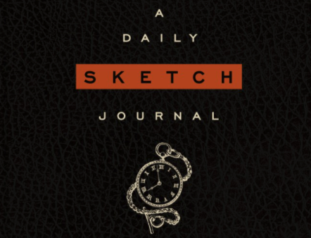 Daily Sketch Journal, Black Hardcover - by Union Square & Co. For Sale