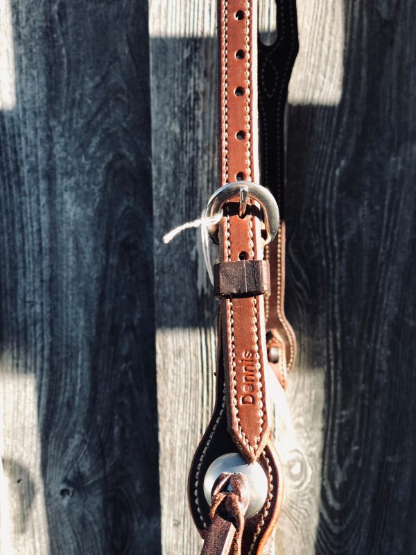 Double & Stitched Slot Ear Headstall on Sale