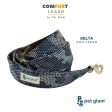 Pet Glam Dog Leash DELTA with Padded Handle-Heavy Duty Hardware-5 Ft Long X-Large 1.5 inch Wide Hot on Sale