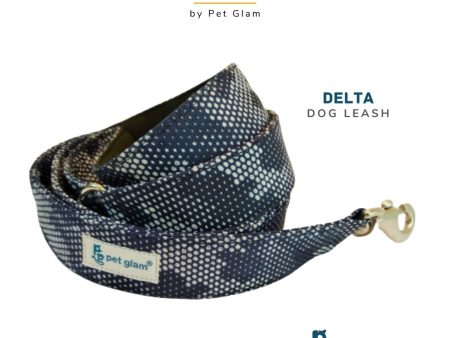 Pet Glam Dog Leash DELTA with Padded Handle-Heavy Duty Hardware-5 Ft Long X-Large 1.5 inch Wide Hot on Sale