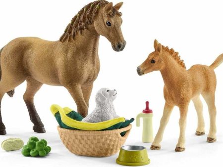 Schleich - Sarah s Baby Animal Care Horse Club Online Sale