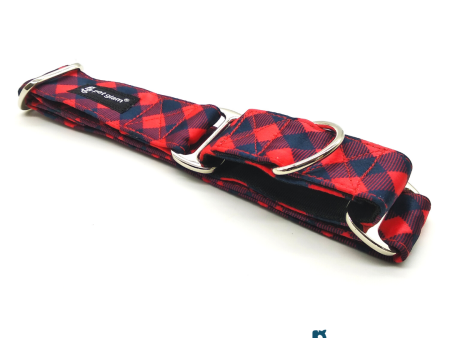 Martingale Dog Collar-BAILEY RED Discount