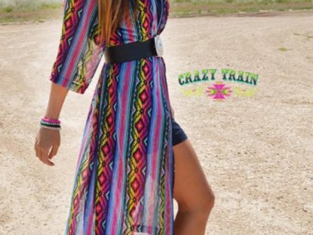 Diamond Rio Serape Duster For Sale