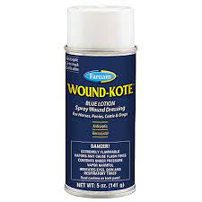 Farnam - 5oz. Wound-Kote Blue Lotion Spray Wound Dressing Online Sale