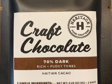 Heritage Food Crafters Chocolate 8g Bar Online now