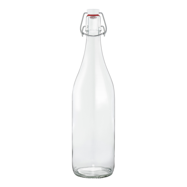 1L French Glass Swing Top Bottle W  Airtight Hinged Stopper Online