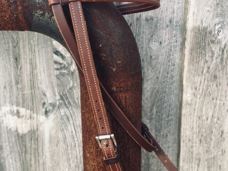 Double & Stitched Browband Headstall Cheap