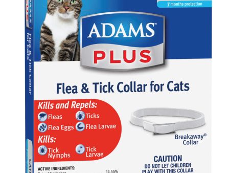 Adams Plus Flea & Tick Collar for Cats Supply