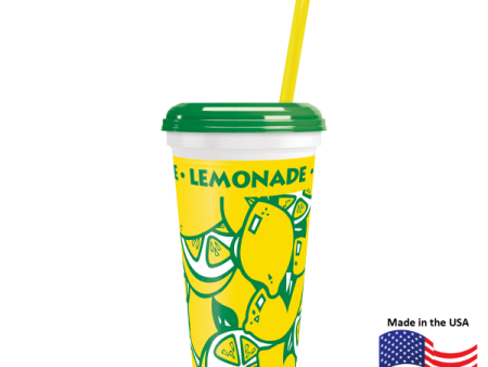 8022590 32 OZ Lemons Cups (200) Hot on Sale