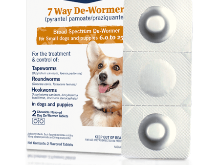 PetArmor® 7 Way De-Wormer (Pyrantel Pamoate and Praziquantel) for Puppies and Small Dogs Online