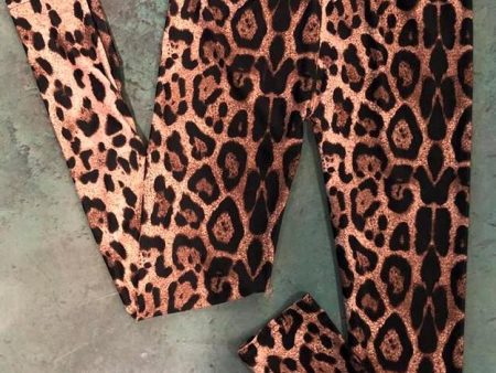 Crazy 4 Leopard Leggings Cheap